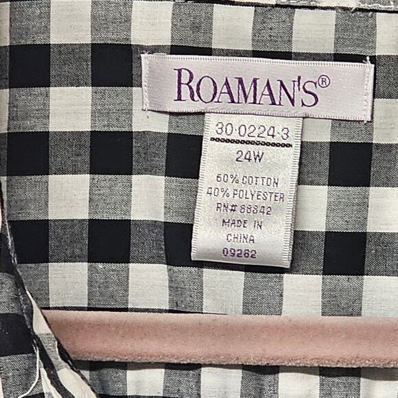 Roaman's Button Down Shirt Assorted Tops 4 Pieces Set Women's Plus Long Sleeve - Picture 7 of 9